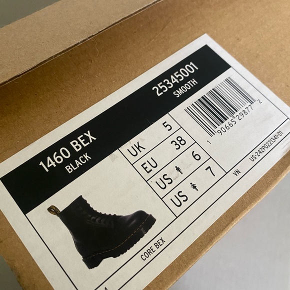 1460 BEX SMOOTH LEATHER LACE UP BOOTS Dr.Martens - Picture 8 of 8